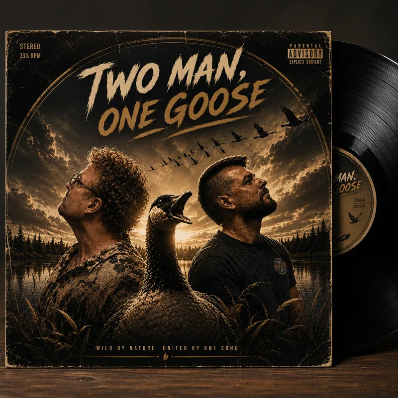 Visuel vinyle de Two Man One Goose